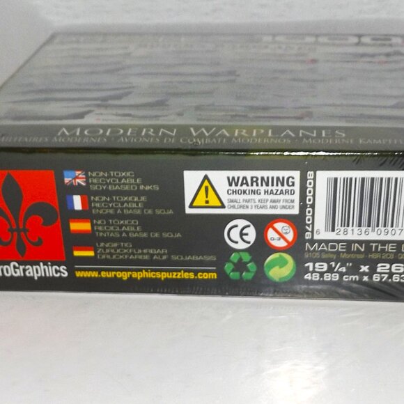 1000 Pc Eurographics Modern Warplanes Jigsaw Puzzle New Sealed - Picture 5 of 6